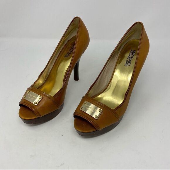 Michael Michael Kors - Peep Toe Heels (8.5) - Picture 3 of 16